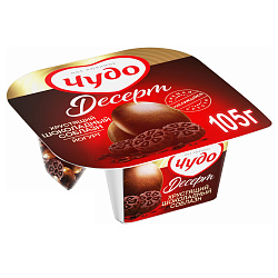 Йогурт Чудо Десерт хрустящий шоколадный соблазн 3%