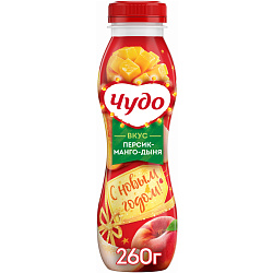 Йогурт фруктовый Чудо персик-манго-дыня 1.9%
