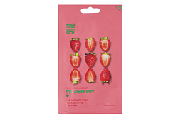 Маска тканевая Holika Holika Pure Essence Sheet Strawberry освежающая 23 мл 1 шт