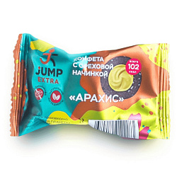 Конфета протеиновая Арахис Extra | 30 г | Jump. Основа здоровья Уфа. Доставка продуктов.