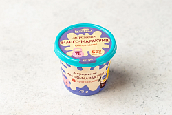 Мороженое протеин. «Манго-маракуйя» без сахара