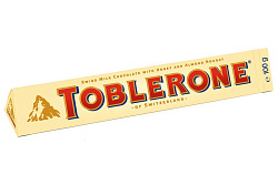 Шоколад молочный Toblerone Швейцарский с медово-миндальной нугой 100 г