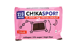 Шоколад протеиновый Chikalab Chika Sport молочный 100 г