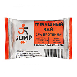Конфета протеиновая Гречишный чай One | 30 г | Jump. Основа здоровья Уфа. Доставка продуктов.