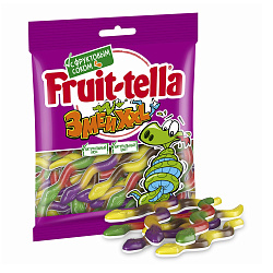 Мармелад Fruittella Змеи XXL жевательный 70 г