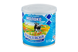 Молоко сгущенное Алексеевское цельное 8,5% 360 г