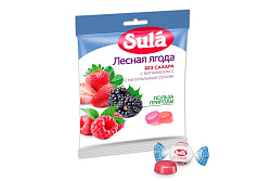 Леденцы без сахара Sula Лесная ягода 60 г