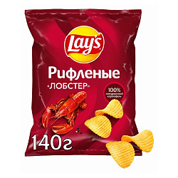 Чипсы картофельные Lay's лобстер 140 г