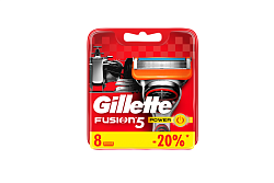 Сменные кассеты для бритья Gillette Fusion Power 8 шт