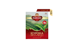 Чай черный Майский Корона Российской Империи пакетированный 100х2 г