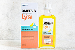 ОМЕГА-3 со вкусом Лимона 240мл ЛИСИ