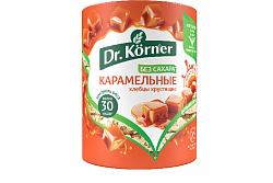 Хлебцы Dr.Korner кукурузно-рисовые карамельные 90 г