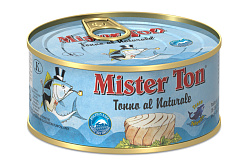 Тунец Mister Ton филе ломтики тунца желтоперого в собственном соку ж/б 160 г