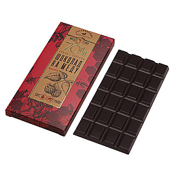 Шоколад горький 70% какао Малина | 100 г | Гагаринские мануфактуры. Основа здоровья Уфа. Доставка продуктов.