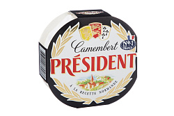 Сыр мягкий President Камамбер с белой плесенью 45% 125 г