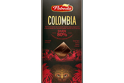 Шоколад горький Победа вкуса Колумбия 80% какао 100 г