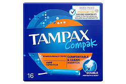 Тампоны Tampax Compak Super Plus 16 шт
