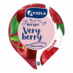 Йогурт Valio Viola с вишней 2,6% 180 г