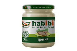 Пюре рыбное Habibi треска с 8 месяцев 100 г