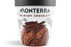 Мороженое пломбир Monterra Бельгийский шоколад 480 мл