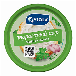 Творожный сыр Valio Viola укроп-чеснок-петрушка 66% 150 г