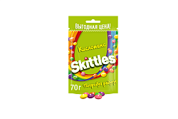 Драже Skittles Кисломикс в разноцветной глазури 70 г