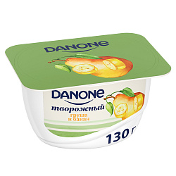 Продукт Danone творожный с грушей и бананом 3.6%