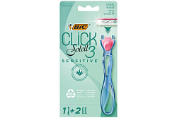 Женская бритвенная система BIC Click 3 Soleil 1 ручка 2 сменные кассеты