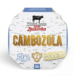 Сыр White Cheese From Zhukovka Cambozola с голубой плесенью 50%