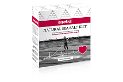 Соль морская Setra йодированная мелкая с пониженным содержанием натрия 500 г