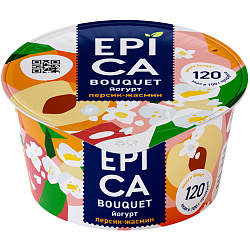 Йогурт Epica Bouquet персик-жасмин 4.8%