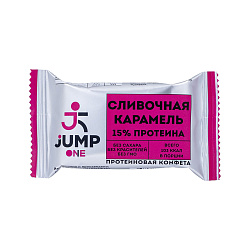Конфета протеиновая Сливочная карамель One | 30 г | Jump. Основа здоровья Уфа. Доставка продуктов.