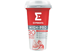 Напиток кисломолочный Exponenta High-Pro Клубника-арбуз 250 г