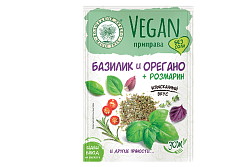 Приправа Волшебное дерево Vegan базилик, орегано и розмарин 10 г