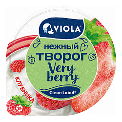 Творог Valio Viola с клубникой 3,5% 140 г