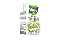 Молоко гречневое Zinus Vegan из зеленой гречки 1 л