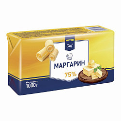 Маргарин Metro Chef 75% СЗМЖ 1 кг