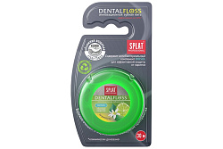 Зубная нить Splat DentalFloss с ароматом бергамота и лайма 30 м