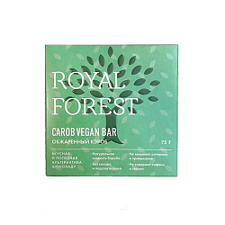 Шоколад Кэроб обжаренный Vegan | 75 г | Royal Forest. Основа здоровья Уфа. Доставка продуктов.