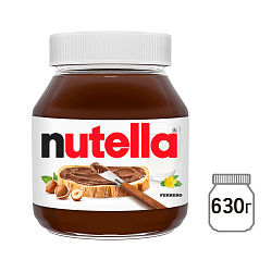 Паста Nutella ореховая с добавлением какао 630 г