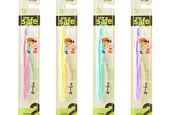 Зубная щетка детская CJ Lion Kids safe toothbrush шаг 2 от 4-6 лет