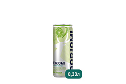 Напиток газированный Borjomi Flavored Water Лайм и кориандр без сахара ж/б 330 мл