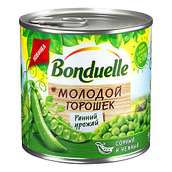 Горошек Bonduelle зеленый молодой 425 г