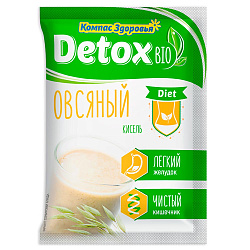 Кисель льняной Овсяный Detox Diet | 25 г | Компас Здоровья. Основа здоровья Уфа. Доставка продуктов.