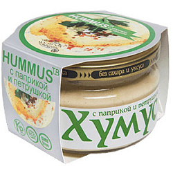 Хумус с паприкой и петрушкой | 200 г | Полезные продукты. Основа здоровья Уфа. Доставка продуктов.