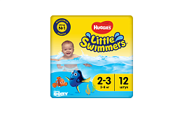 Подгузники-трусики для плавания Huggies Little Swimmers 3-8 кг 12 шт