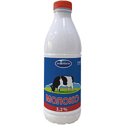 Молоко Экомилк пастеризованное 3.2%