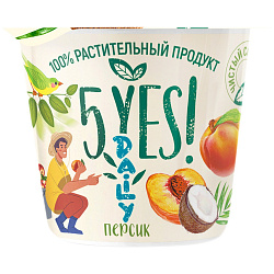 Продукт 5YES! Daily кокосовый ферментированный с персиком