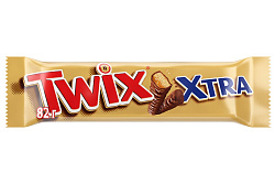 Шоколадный батончик Twix Xtra 82 г