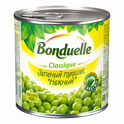 Горошек зеленый Bonduelle нежный 400 г